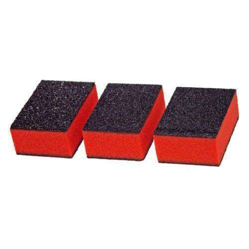 Cre8tion Buffer 2-Way Mini 1.3 Orange Foam, Black Grit 100.180, 1500 pc/box, 06026 